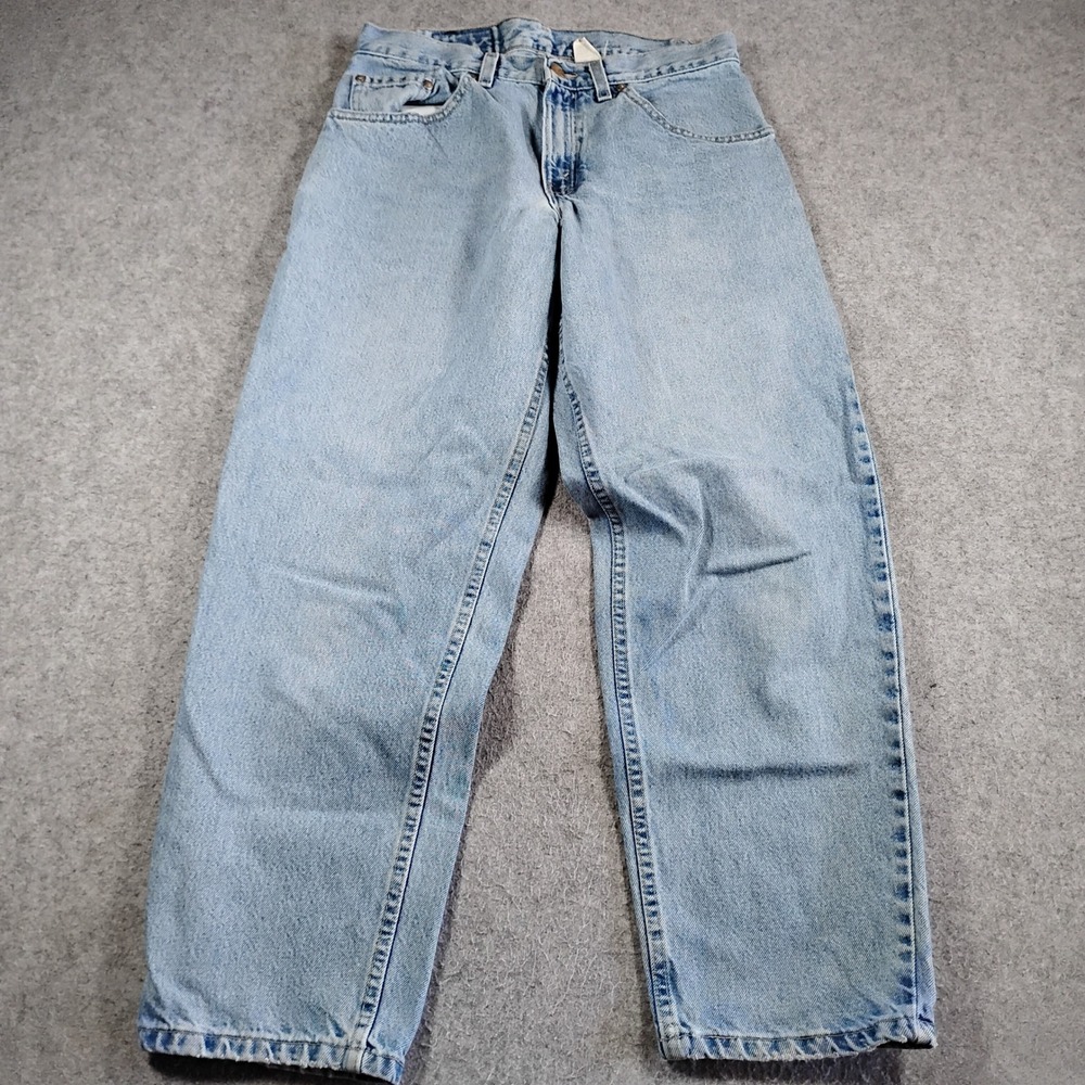 Vintage‎ Levis L2 Baggy Fit Jeans Mens 32x29 Light Wash Denim 90s Streetwear